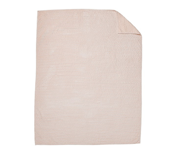 Velvet Pick Stitch Quilt & Shams | Pottery Barn Kids