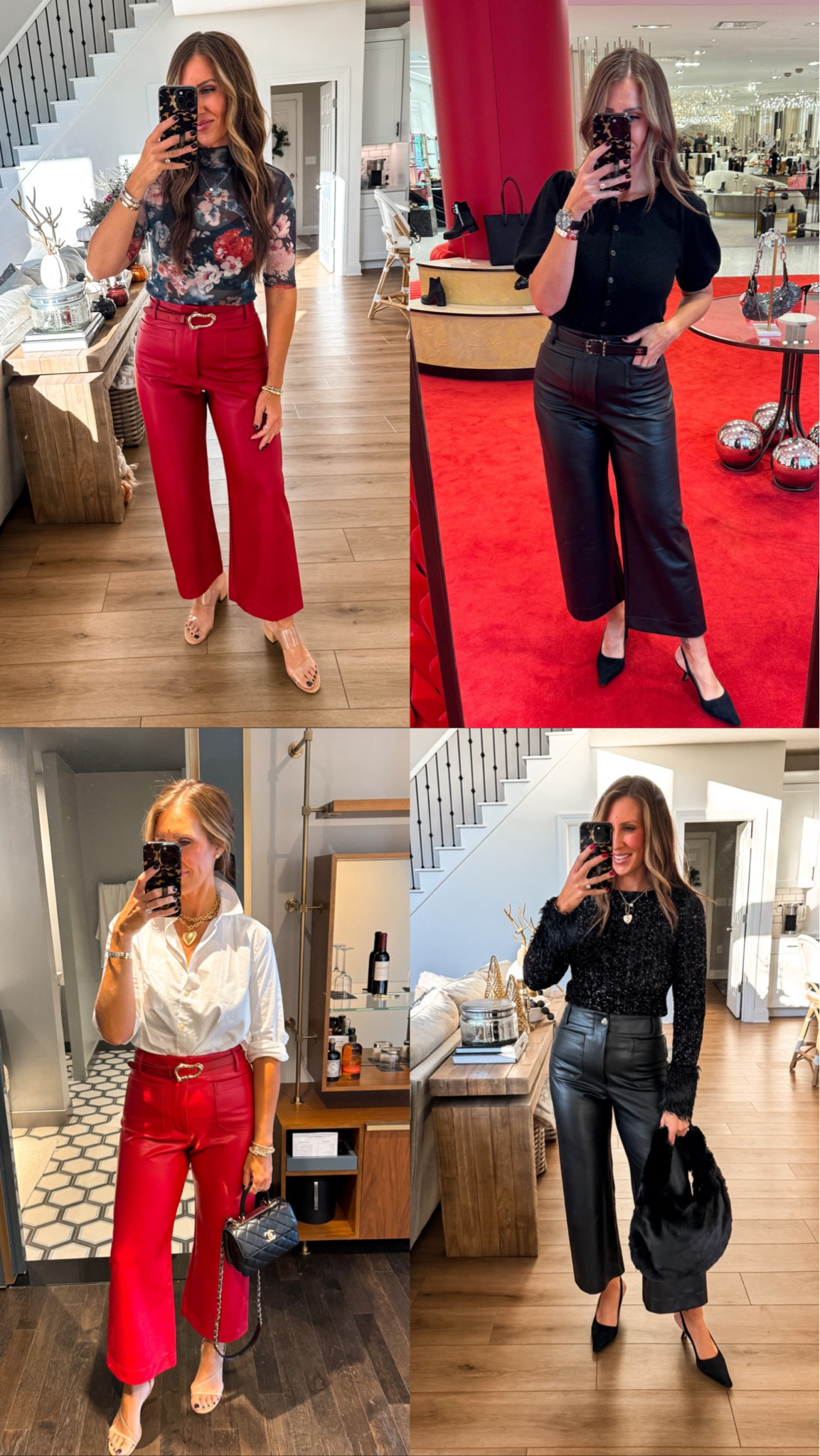 Everyone’s favorite wide leg pant 
Faux leather sz 30 


#LTKOver40 #LTKSeasonal #LTKHoliday