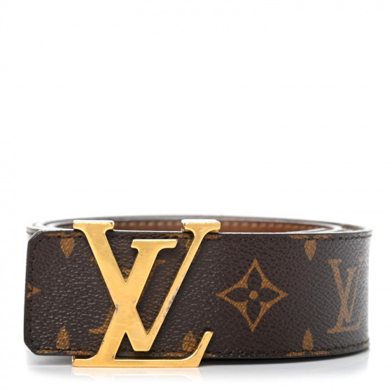LOUIS VUITTON Monogram 40mm LV Initiales Belt 90 36 | Fashionphile