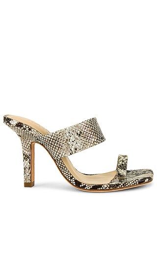 Rossi Heel in Taupe Snake | Revolve Clothing (Global)