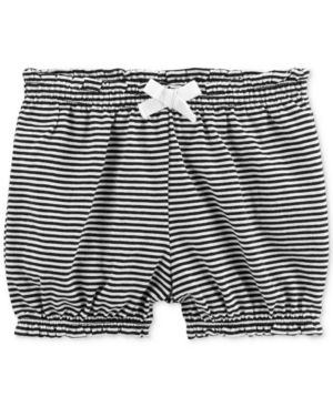 Carter's Baby Girls Striped Cotton Bubble Shorts | Macys (US)