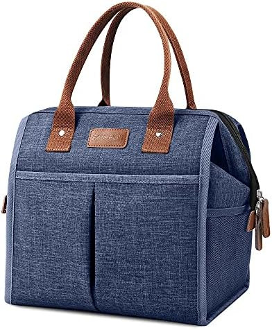 Lunch Bag for Women & Men, Large Insulated Lunch Box Cooler Tote Bags, Adult Reusable Lunch Boxes... | Amazon (US)