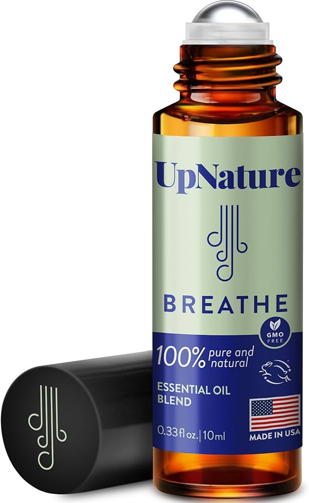 UpNature Breathe Essential Oil Roll On Blend – Natural Breathing Support - Premium Quality Esse... | Amazon (US)