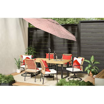 Origin 21 Clairmont 7-Piece Patio Dining Set at Lowes.com | Lowe's