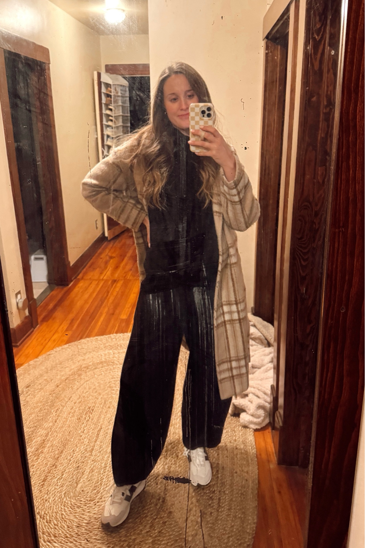 My favorite way to elevate any winter outfit will forever be a fun coat! I snagged this one from Old Navy a couple years ago, super oversized, and am so grateful I did. Not pregnant I wore it over thick sweaters and sweatshirts, and then I’m loving it pregnant too since it still actually buttons over my belly 😂

#LTKFindsUnder50 #LTKSeasonal #LTKBump