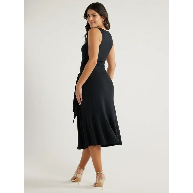 Sofia Jeans Women's and Women's Plus Side Tie Tank Dress with Rouching,  Sizes XXS-5X | Walmart (US)