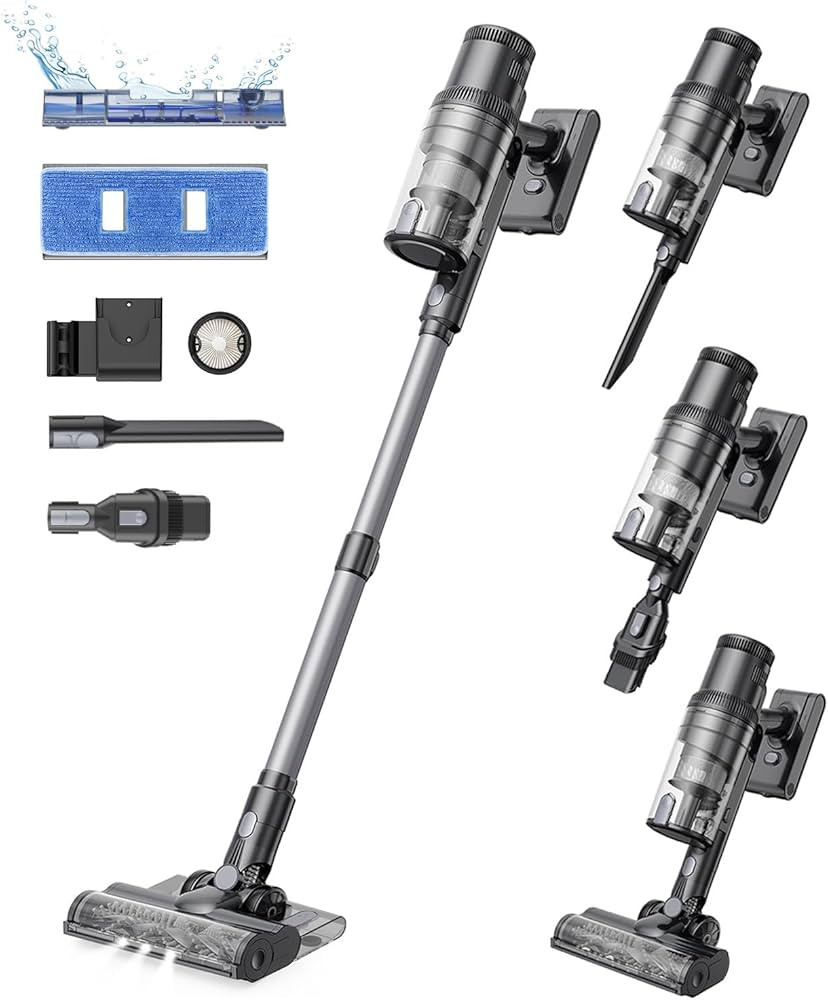 Proscenic P11 Mopping Vacuum Cleaners for Home, 35Kpa Cordless Vacuum Cleaner and Mop Combo with ... | Amazon (US)