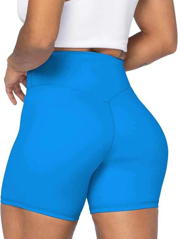 Sunzel Women's Biker Shorts in High Waist Tummy Control with No Front Seam | Amazon (US)