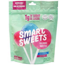 SmartSweets Low Sugar Lollipops, Pack of 12 | Natura Market