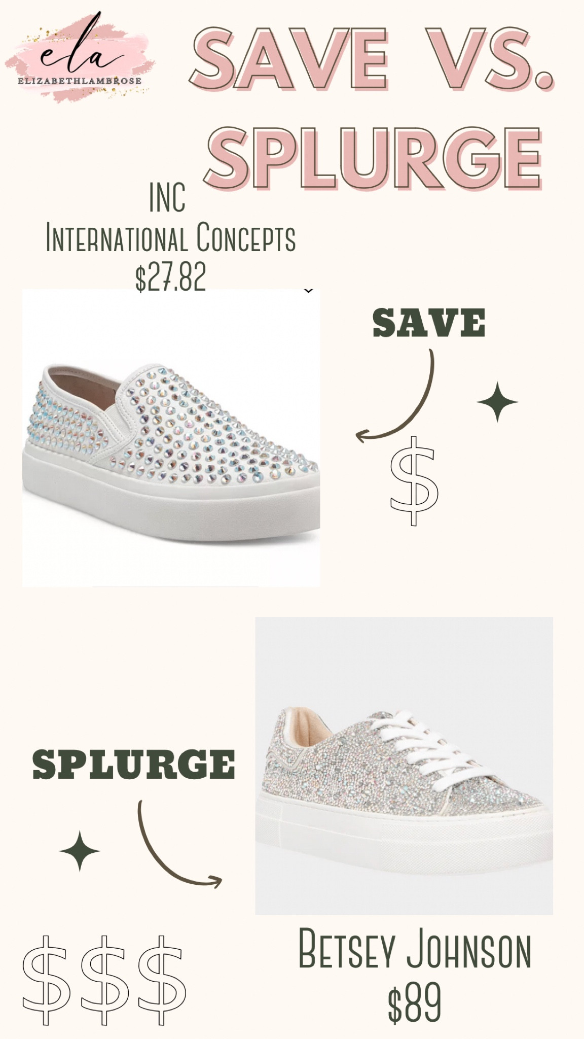 i absolutely love my betsey johnson rhinestone shoes! they dress up every outfit and are super comfy with the right socks! 
these INC ones are an almost identical dupe, they are slip on so you don’t get the lace aspect! 

#macys #sale #shoes #boots #sandals #heels #stevemadden #maddengirl #jackrogers #tennisshoes
#rhinestone #studded #shoe #lace #slipon

#LTKsalealert #LTKshoecrush #LTKstyletip