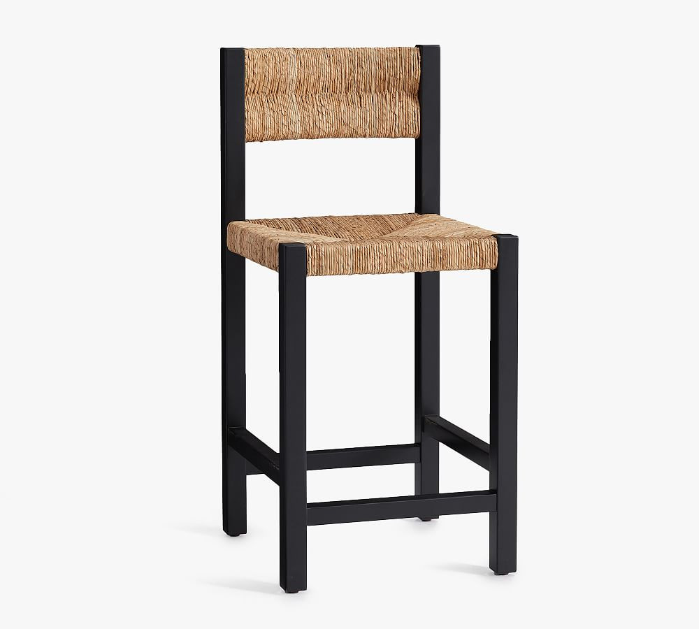 Malibu Woven Stool | Pottery Barn (US)