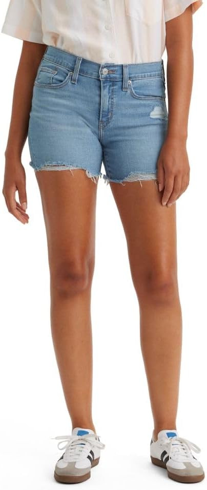 Levi's Women's Mid Length Shorts | Amazon (US)