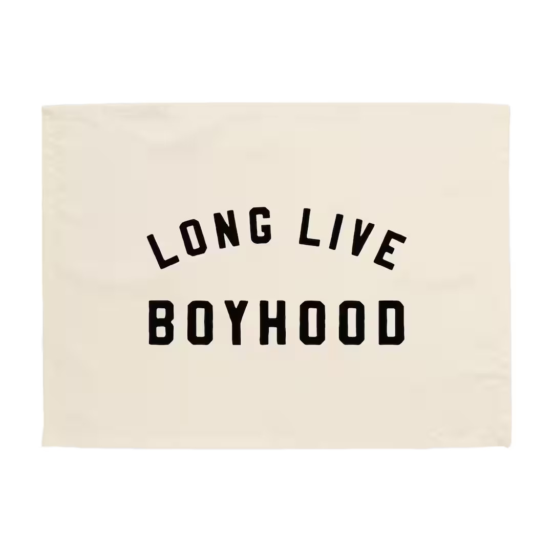 Long Live Boyhood Easy Hang Banner™ for Boy's Rooms, Brother's Rooms & Playrooms - Boy's Room W... | Etsy (US)