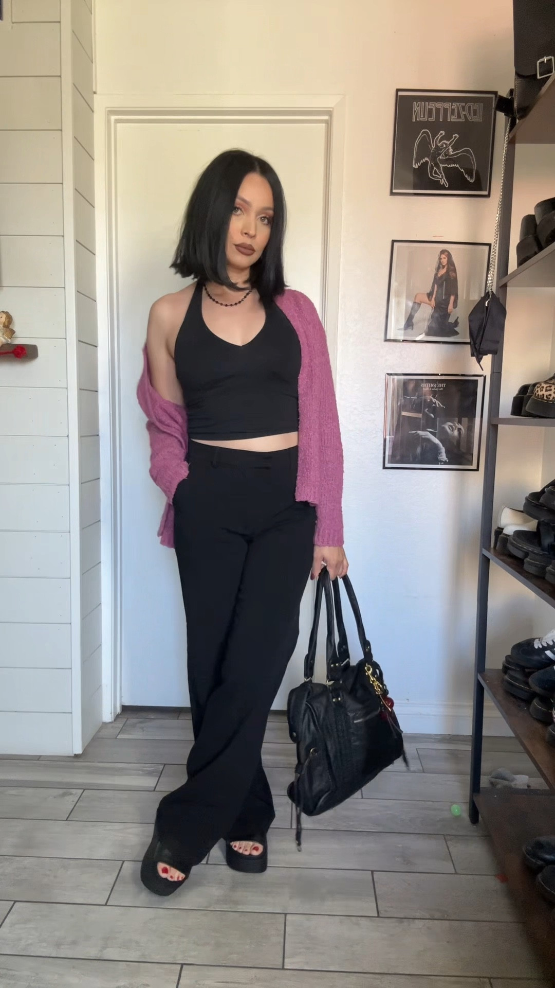 @Steve Madden US 🖤 Arwen Slides are the perfect 90s inspired slide. Lipstick is Hazenut from the set I tagged! Sweater was thrifted for 25 cents yes really! 

#LTKSaleAlert #LTKootd #LTKgrwm