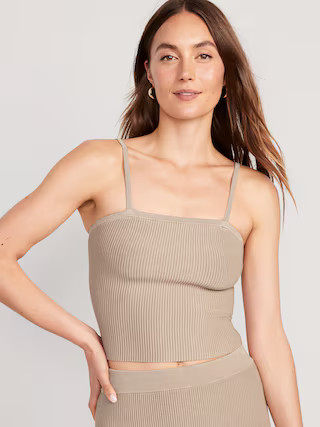 Rib-Knit Sweater Tank Top for Women | Old Navy (US)