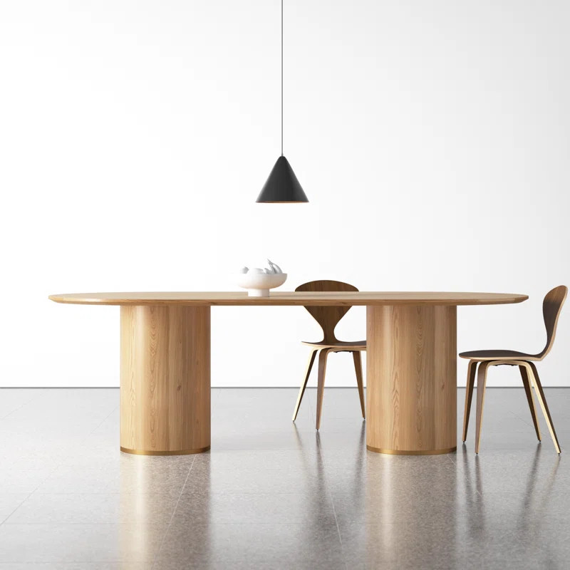 Dottie Oval Solid Wood Base Dining Table | Wayfair North America