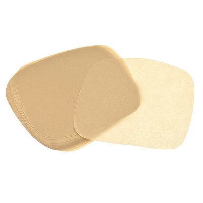 Unique Bargains Non-Stick Square Parchment Grilling Air Fryer Steaming Baking Mats Beige 100 Pcs 9" | Target