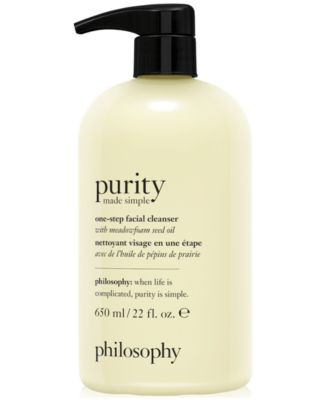 Purity Made Simple One-Step Facial Cleanser, 22 oz. | Macy's