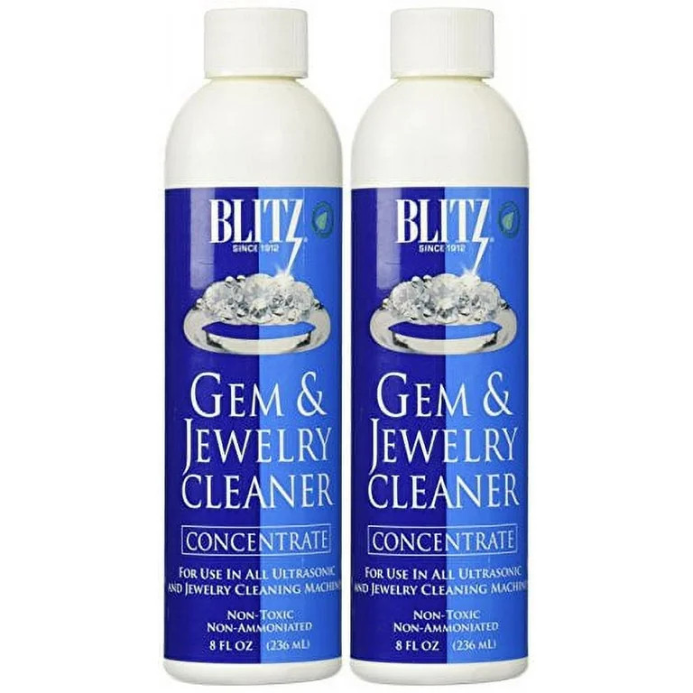 2-Pack 8 oz Blitz Concentrated Jewelry Cleaning Solution - Walmart.com | Walmart (US)