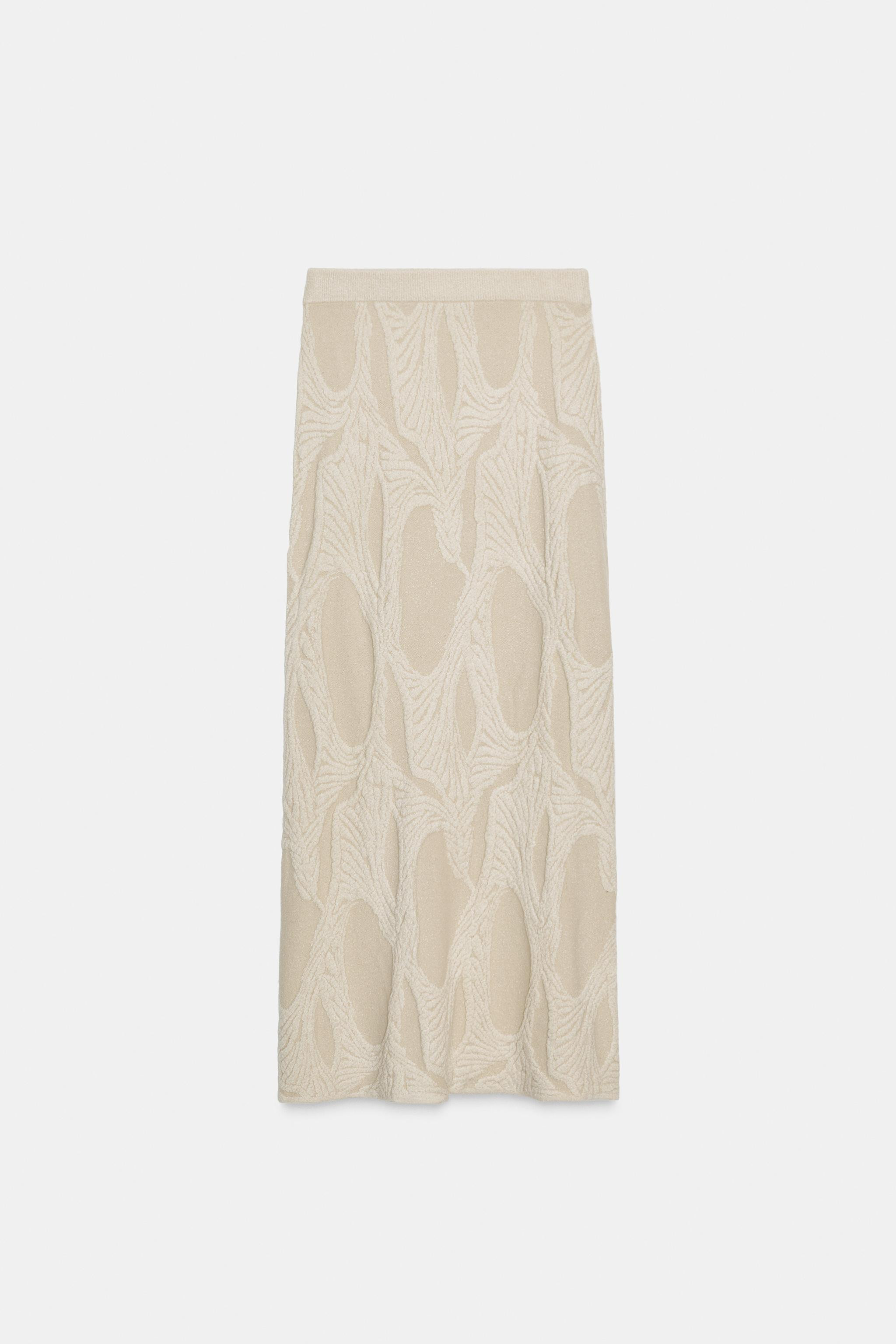 JACQUARD MIDI SKIRT | Zara US