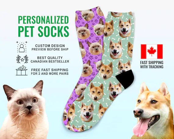 Personalized Pet Socks | Etsy | Etsy (CAD)