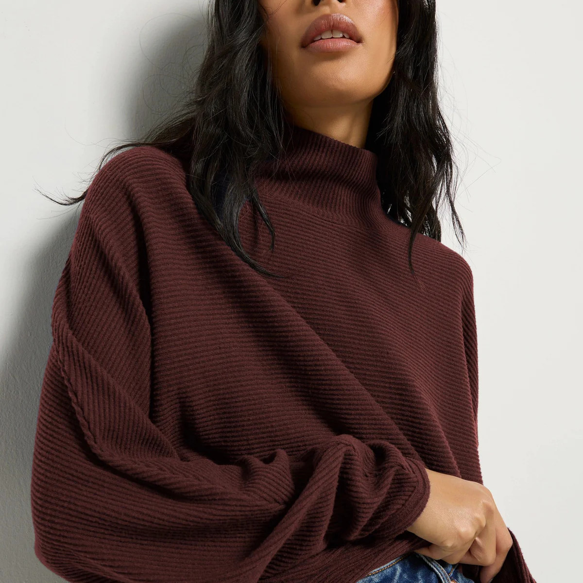 Sandy Turtleneck Dolman Top | Seventy Eight and Sunny