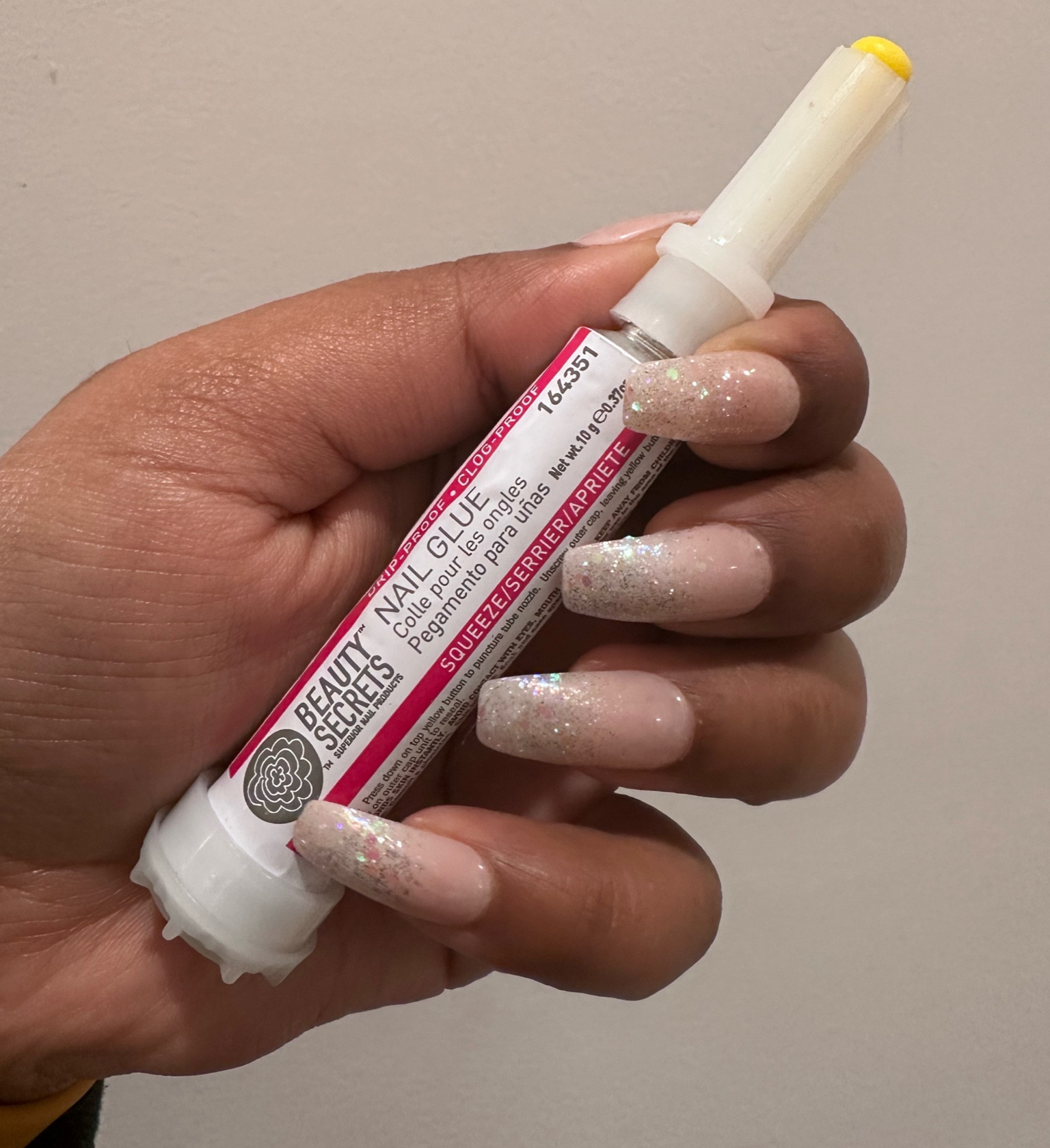 BEST nail glue, under $10 and lasts so long with proper application! 