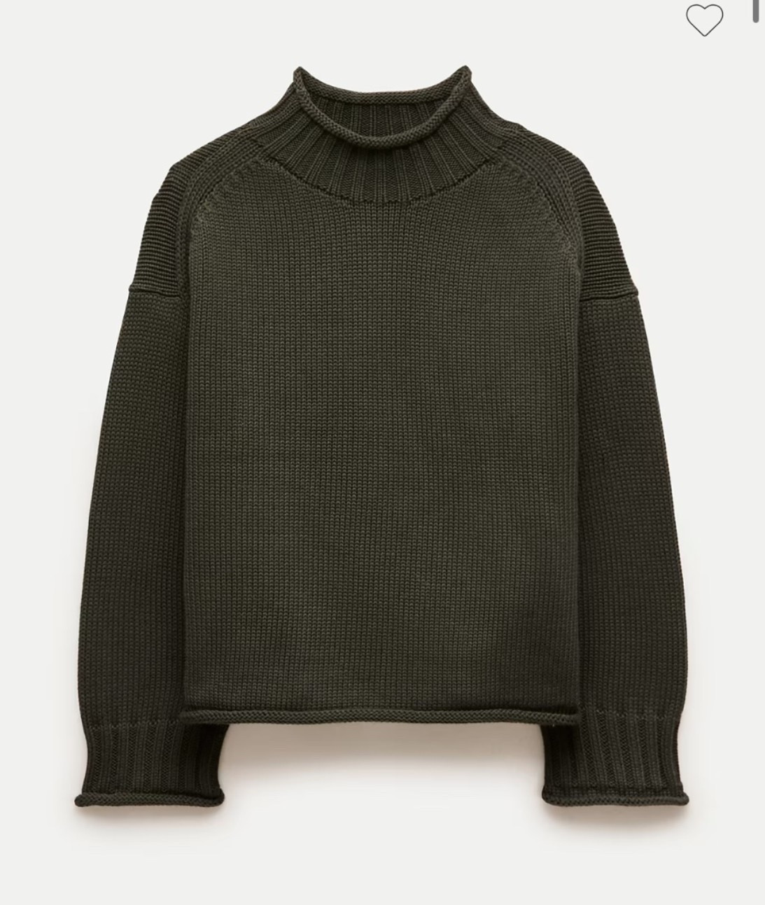 such a pretty green! ordered this rollneck sweater in a large (I’m usually a small/medium and prefer an oversized fit)! new colors and a few restocks!