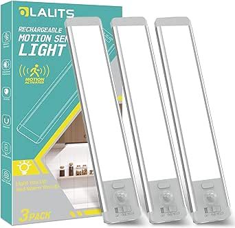 Under Counter Lights for Kitchen: Under Cabinet Lights Wireless 30-LED Closet Lights 1000mah Rech... | Amazon (US)