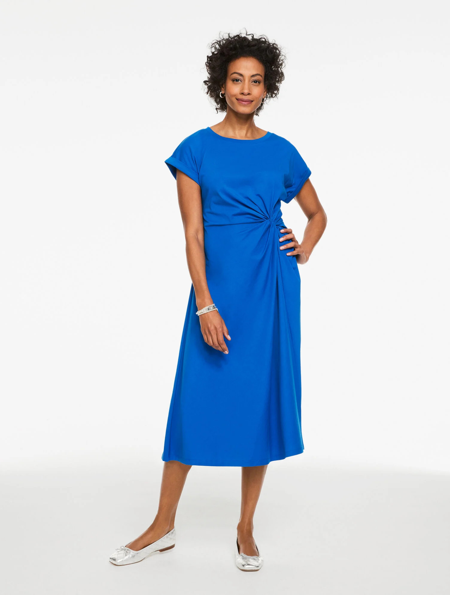 Ruched Jersey Dress | Talbots