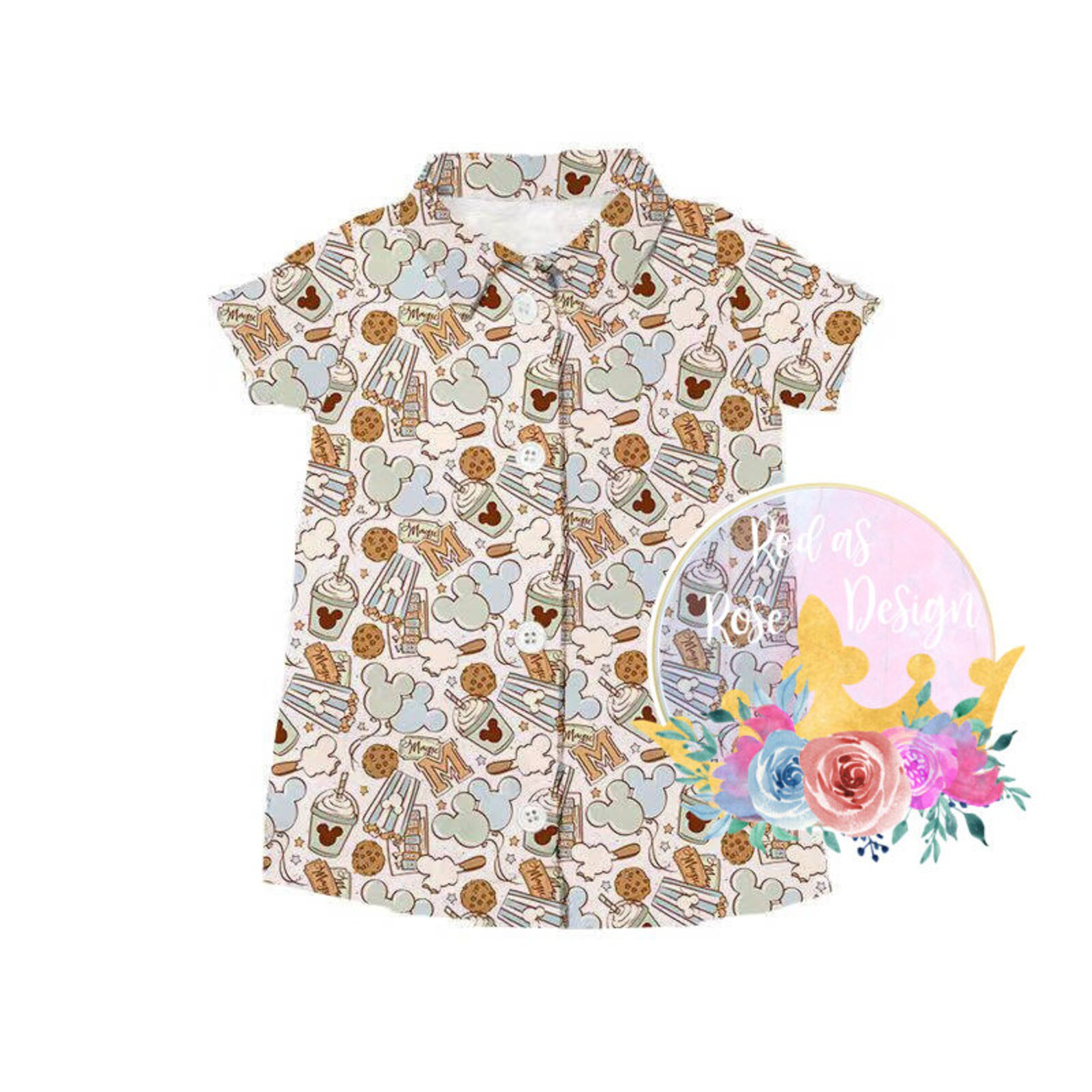 Magical Boys Shirt/boys Shirt/button Down Shirt/mouse Shirt - Etsy | Etsy (US)