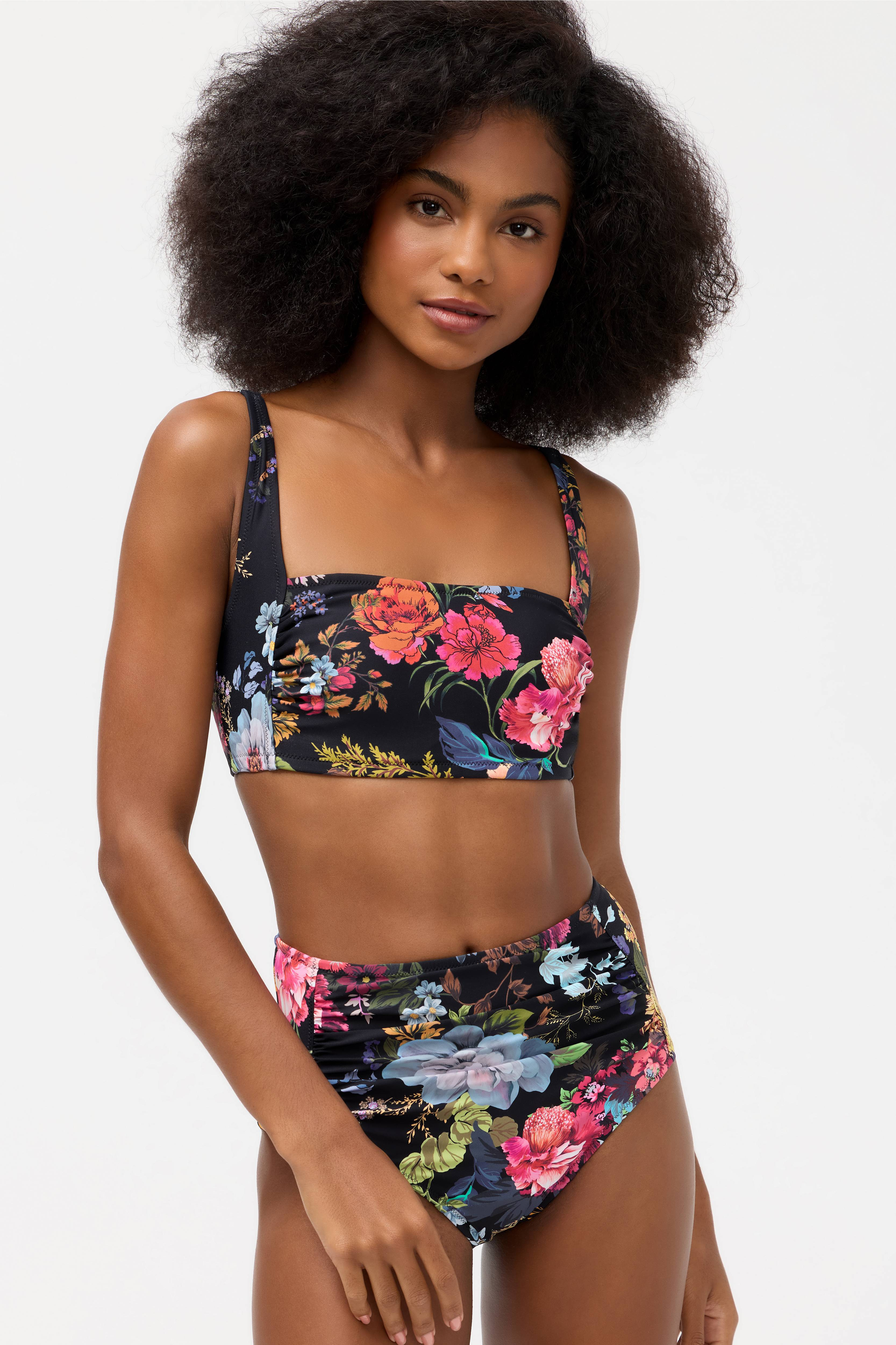 BACCARA RUCHED TANK BIKINI TOP
                                
                                 ... | Johnny Was