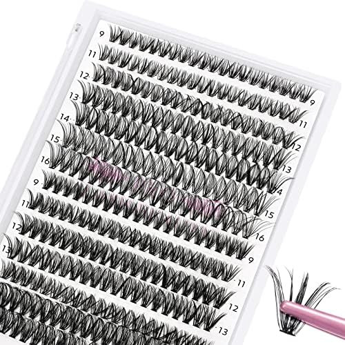 280 Pcs Individual Lashes 30D+40D Mixed Lash Clusters 14 Rows Cluster Lashes that Look Like Eyela... | Amazon (US)