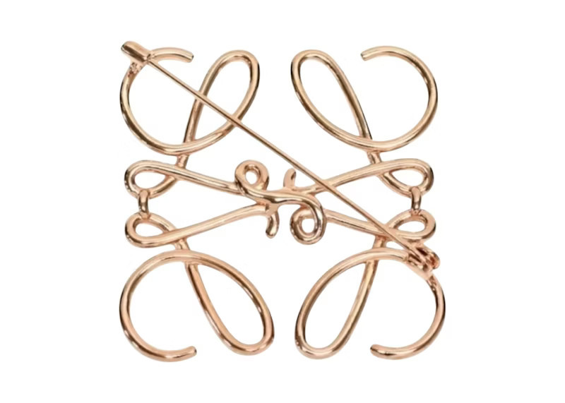 Women's LOEWE Anagram Brooch in Gold | StockX