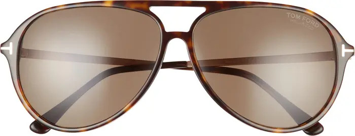 TOM FORD Samson 62mm Polarized Aviator Sunglasses | Nordstromrack | Nordstrom Rack