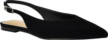 Dorazio Slingback Pointed Toe Suede Flat (Women) | Nordstrom