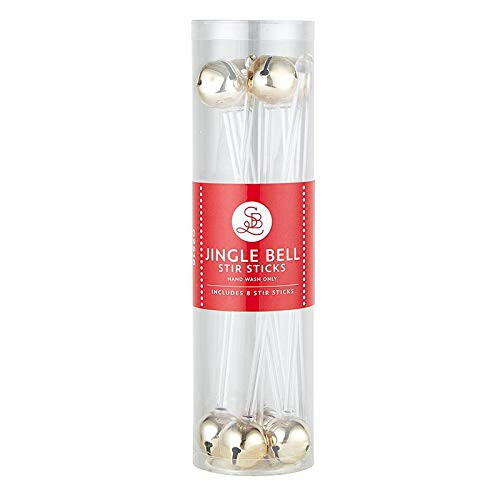 Santa Barbara Design Studio Holiday Collection Stir Sticks, 8-Pieces, Jingle Bell | Amazon (US)