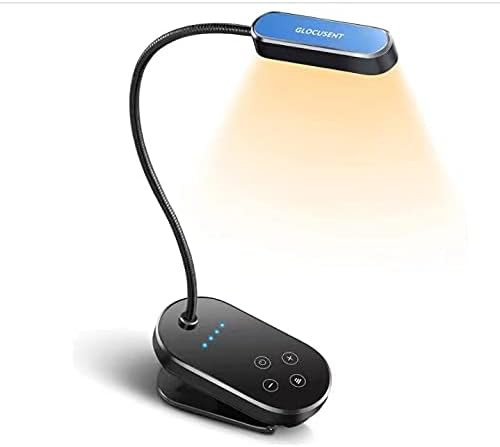 Glocusent 16 LED Mini Book Light for Reading in Bed, Clip On Reading Light, Rechargeable & Long L... | Amazon (US)
