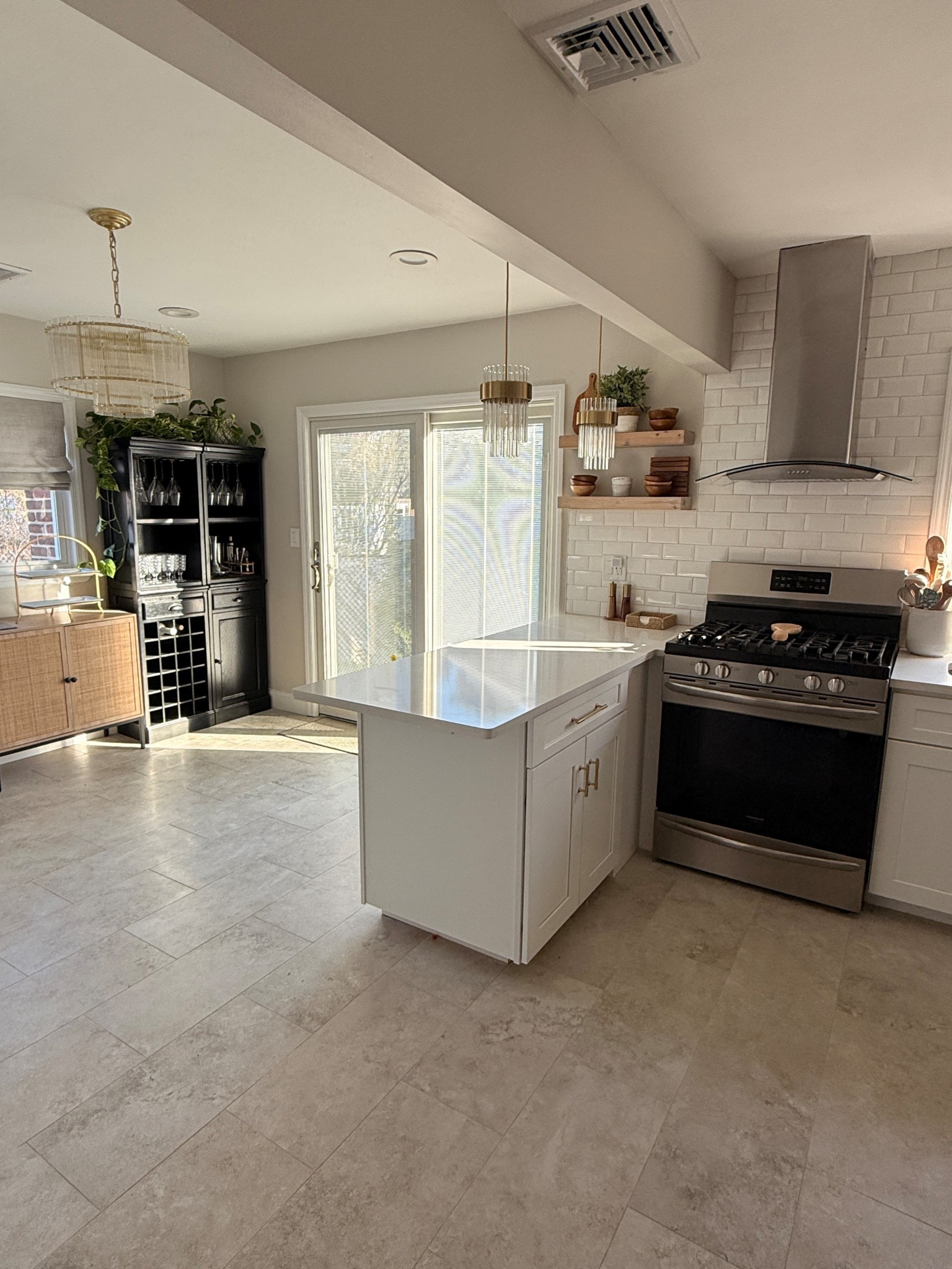 Kitchen reveal! Updating the floors, adding more counter, space and changing out hardware plus lighting fixtures truly changed the space from top to bottom! Linking everything I found below from Amazon! 🤍

#LTKHome