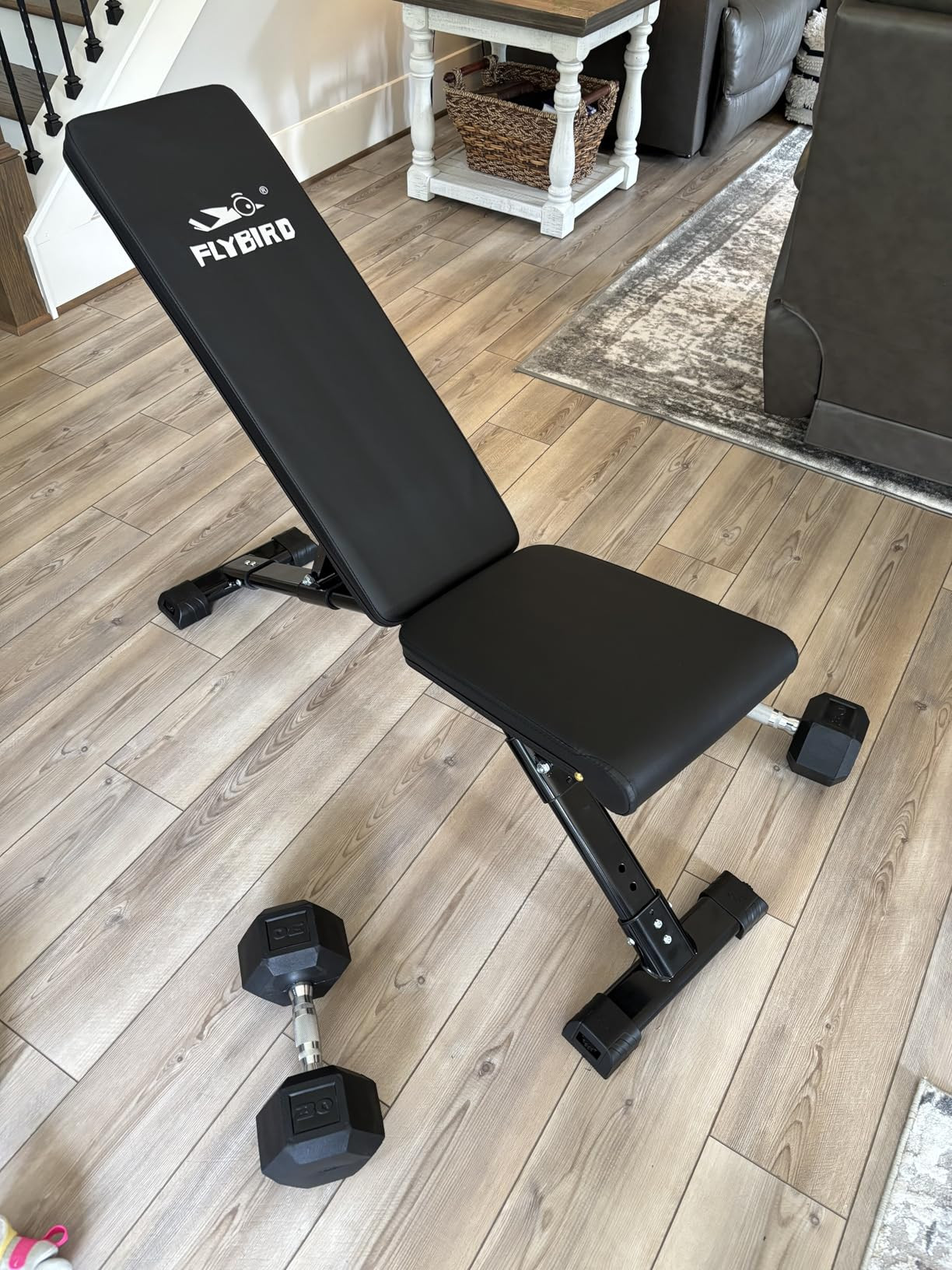 FLYBIRD Weight Bench, Adjustable Strength Training Bench for Full Body Workout with Fast Folding-... | Amazon (US)