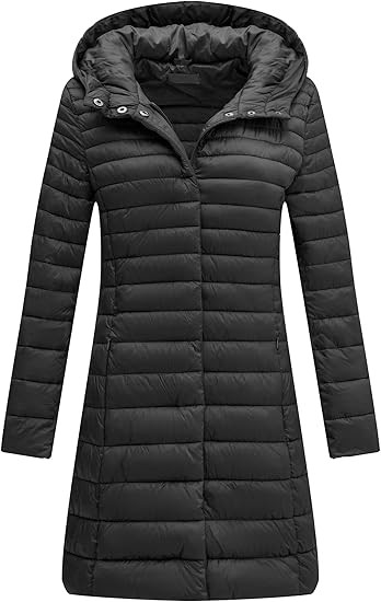 Bellivera Women's Quilted Lightweight Puffer Jacket, Winter Coats for Women Long Padded Bubble Co... | Amazon (US)