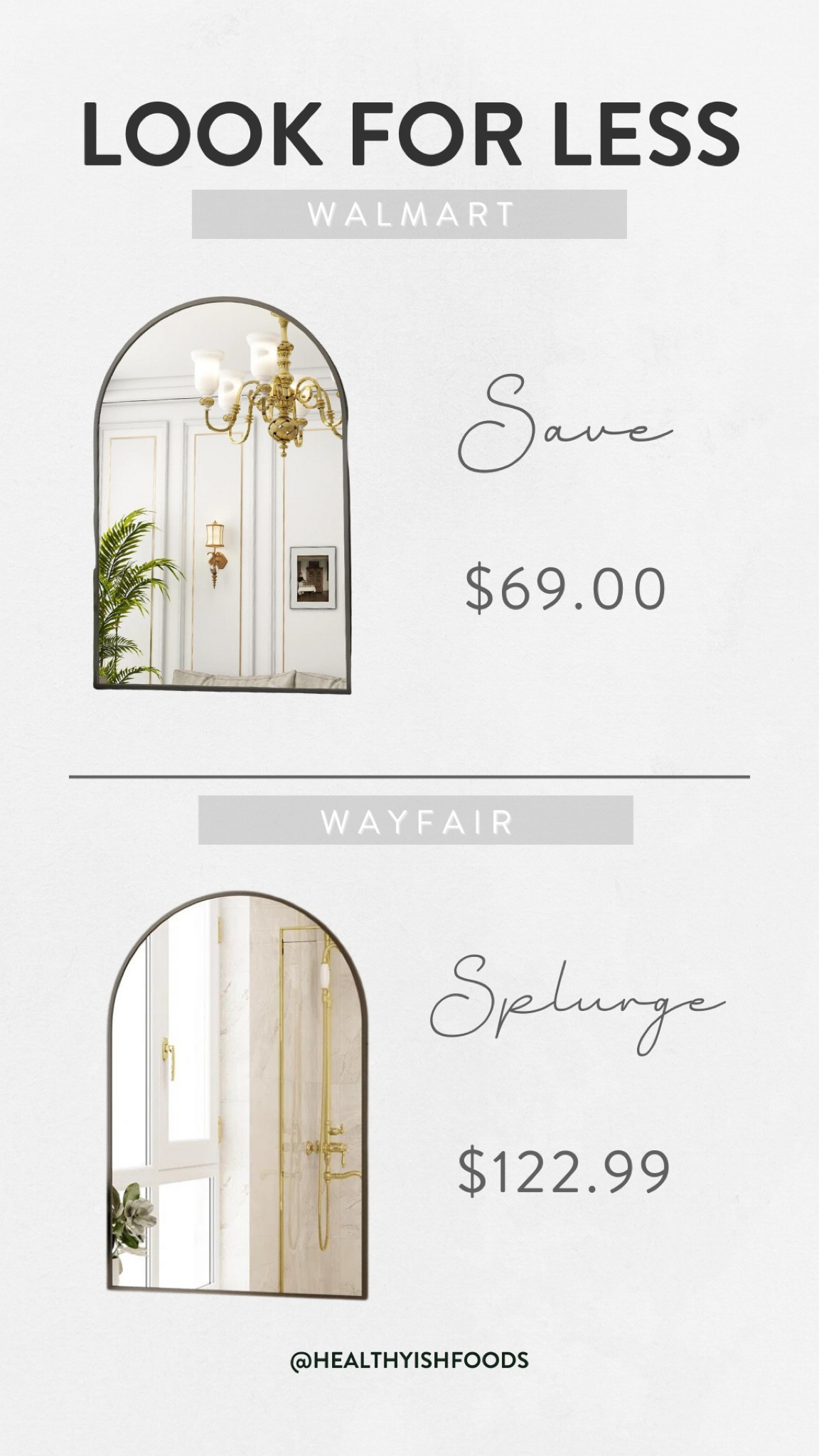 An arched mirror can add a little sophistication to any space! 

#LTKSummerSales #LTKStyleTip #LTKHome