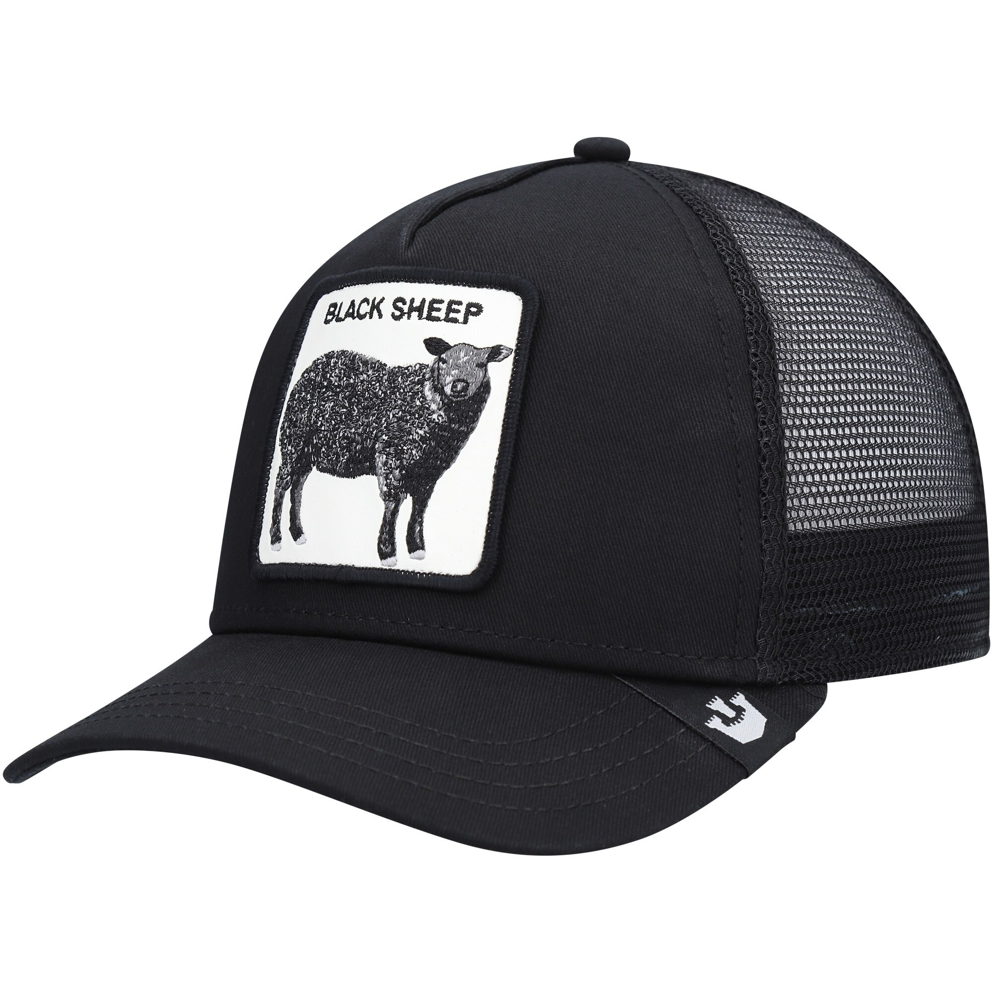 Goorin Bros Black Sheep Trucker Snapback Hat - Black | Lids
