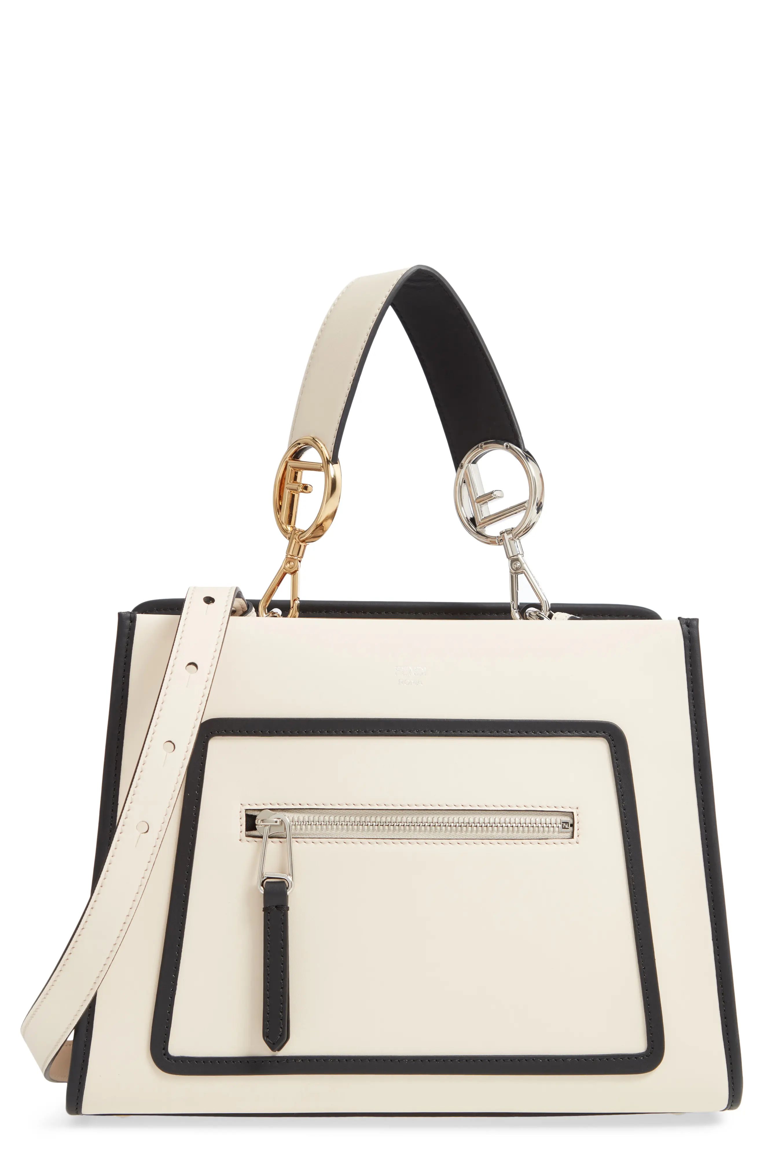 Small Runaway Calfskin Leather Satchel | Nordstrom