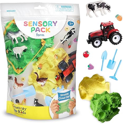 Creativity for Kids Sensory Pack: Farm, Sensory Toys for Toddlers, Pretend Play Farm Animals for ... | Amazon (US)