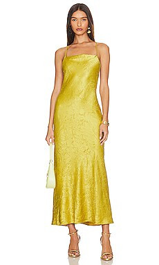 BEC&BRIDGE Carolina Maxi Dress in Olive Oil from Revolve.com | Revolve Clothing (Global)