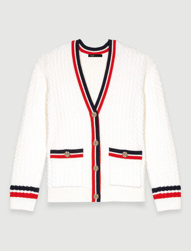 123MEDHI Cardigan long en maille | Maje EU