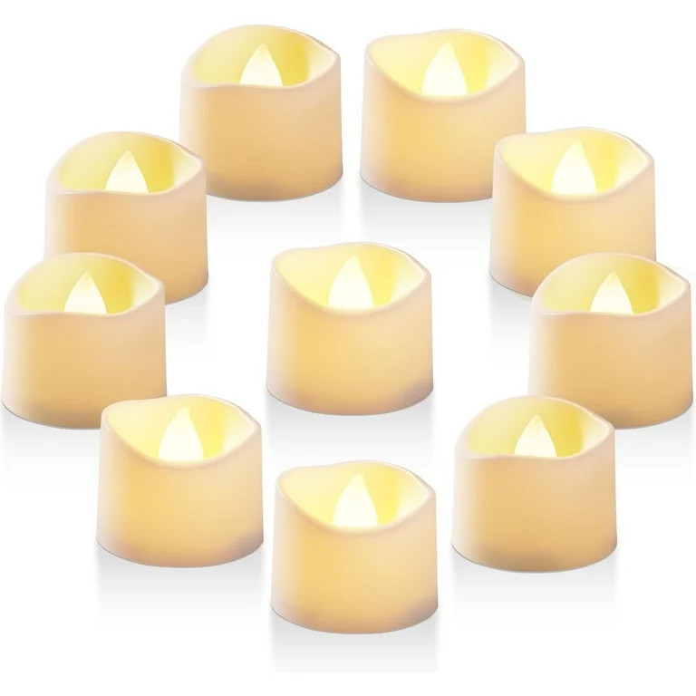 Homemory 24Pack Flickering Led Tea Lights, Battery Operated LED Tealight for Wedding, Outdoor, Ta... | Walmart (US)