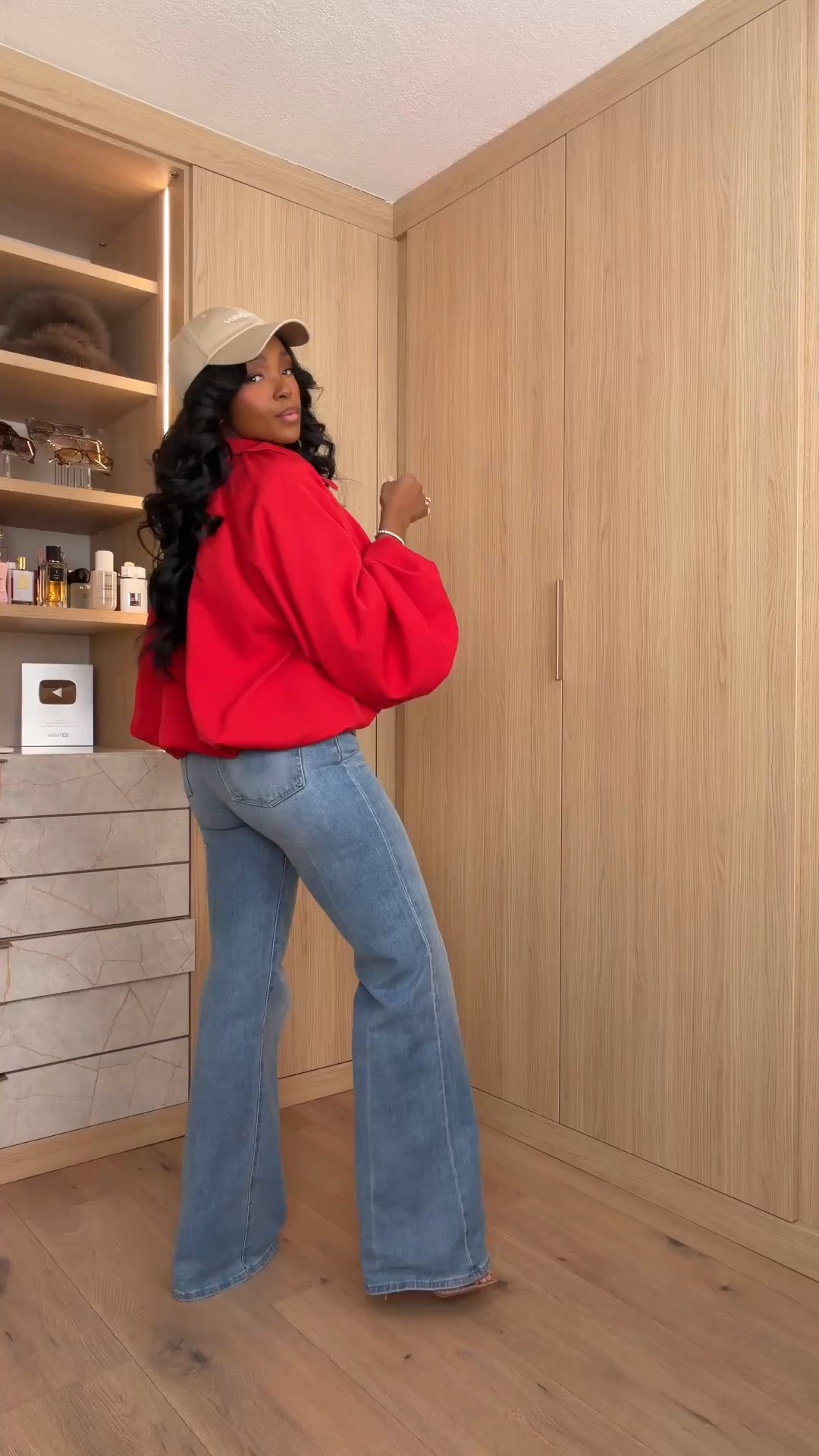 Scroll to shop! ✨ Everything from this look is linked below. 👇🏽

Fashion solution: when jeans + a top feel too basic, add ONE statement piece. ❤️ This red balloon-sleeve jacket instantly gives simple denim shape, color and personality without overthinking the outfit. Add a neutral baseball cap for that effortless cool-girl finish.

how to make jeans look elevated, how to style jeans and a top, red jacket outfit women, statement jacket outfit, balloon sleeve jacket, jeans outfit women, casual chic outfit, elevated casual outfit, everyday outfit ideas, easy outfit formula, fashion solutions for women, styling hacks for women, how to elevate a basic outfit, cool girl outfit, petite outfit ideas, kirasfashionfinds

Wearing: Size Small | 5’4” | 140 lbs | 34D-27-40

Download the FREE LTK app & follow @kirasfashionfinds to shop all my daily finds.

#LTKPetite #LTKOOTD #LTKSeasonal