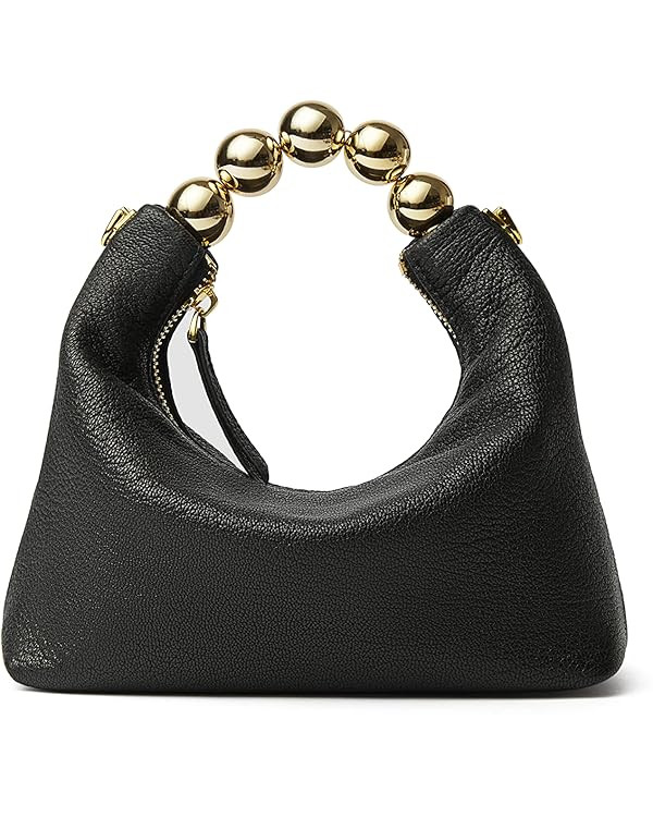 DORIS&JACKY Small Top Handle Clutch Bag Women Designer Goatskin Crossbody Purse With Pearl Handle... | Amazon (US)